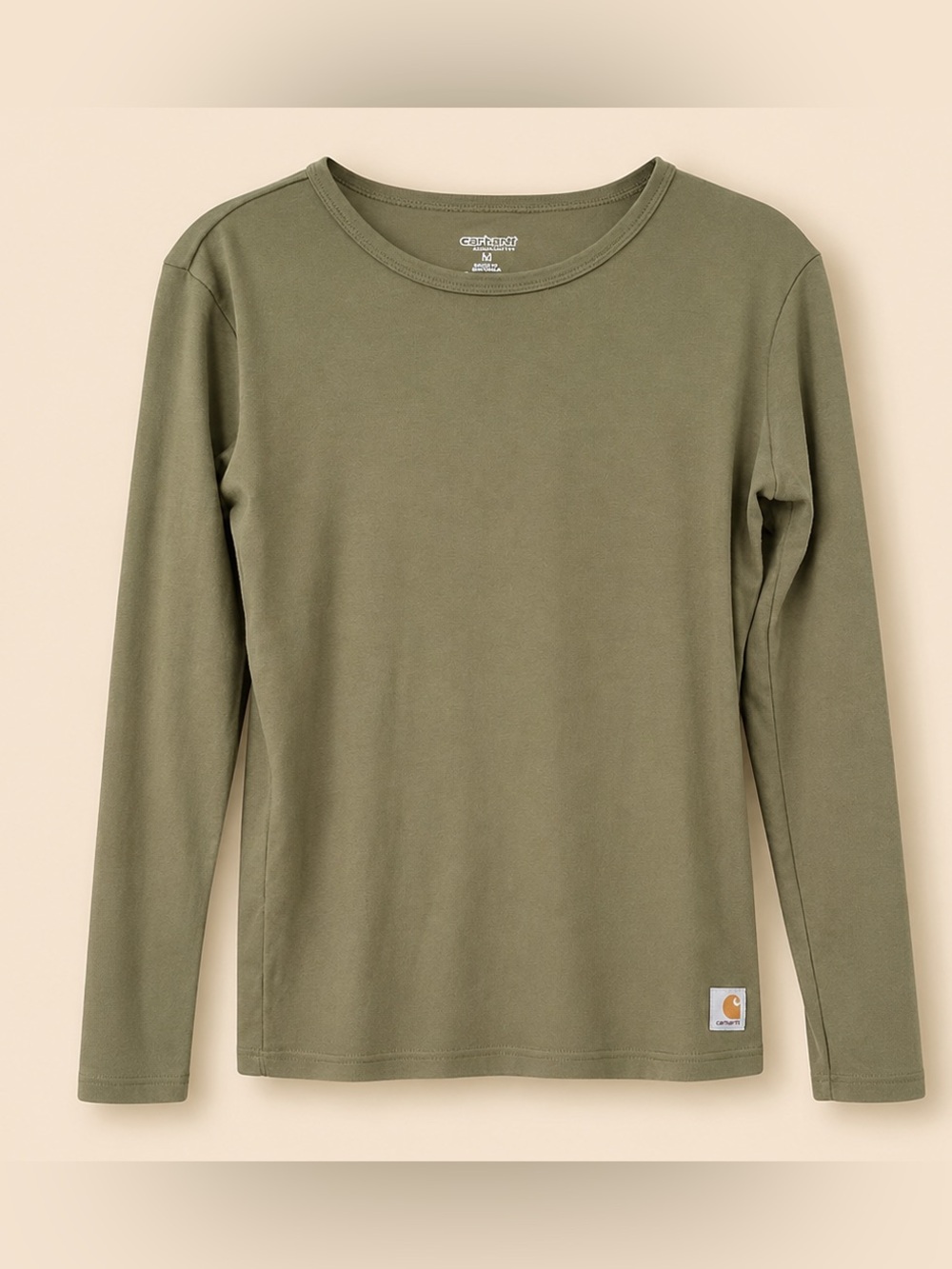 Carhartt Olive Green Long Sleeve Shirt - Picture 1 of 5
